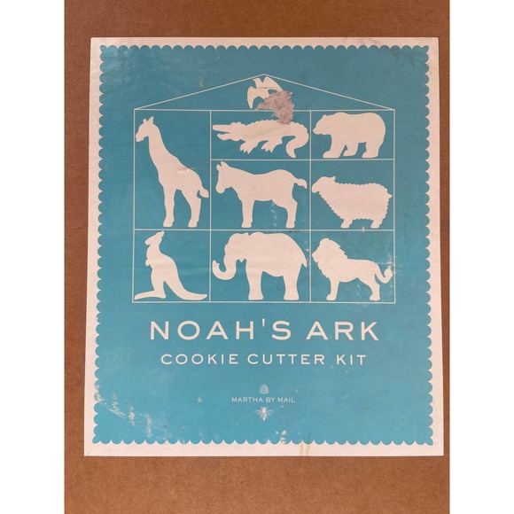 Martha Stewart Noah’s Ark copper cookie cutters set/ 9, never used original box - Picture 1 of 4
